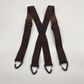 Men's Adjustable Suspenders - X-Back / Y-Back Styles with Hook Clips