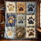 Patchwork Dog Paws Blanket - C031 - Premium Blanket