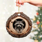 Raccoon - Animal Christmas Ornament CH070