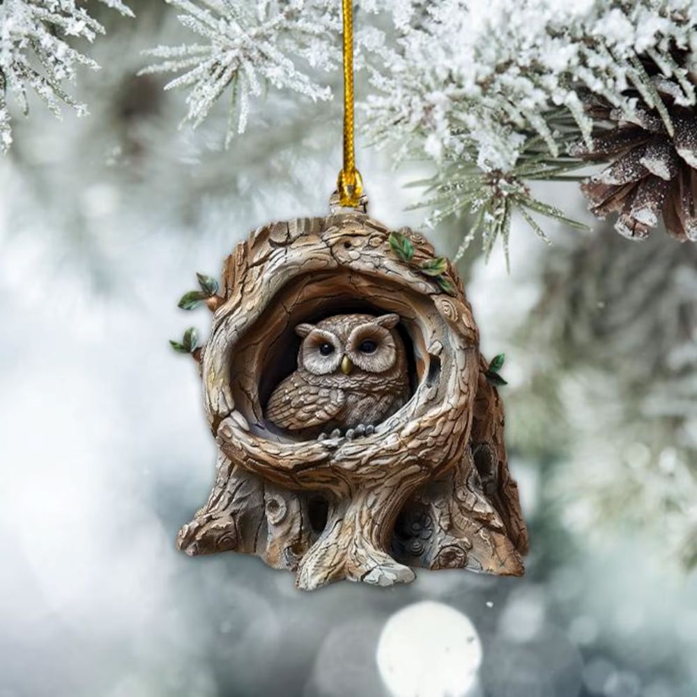 Owl - Animal Christmas Ornament CH103
