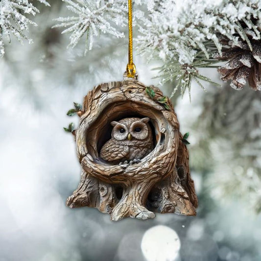 Owl - Animal Christmas Ornament CH103