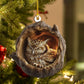 Owl - Animal Christmas Ornament CH104