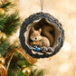 Squirrel - Animal Christmas Ornament CH124