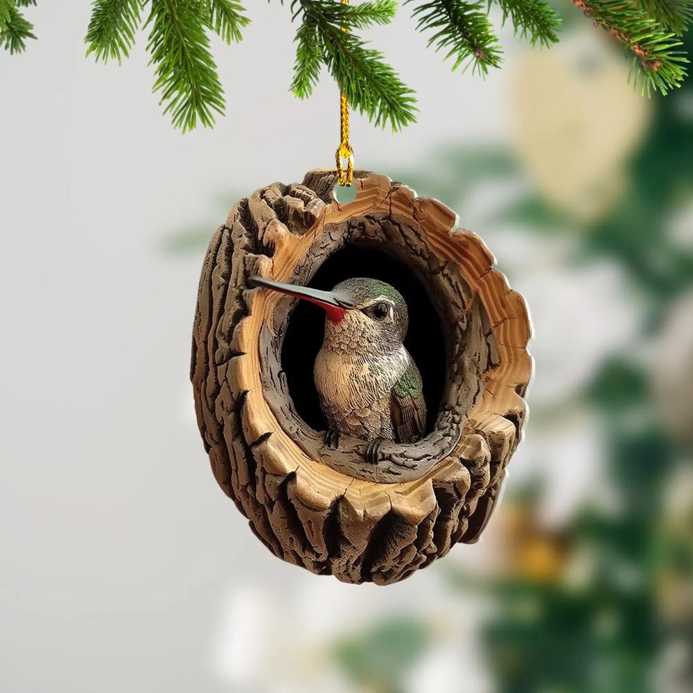 Hummingbird - Animal Christmas Ornament CH129