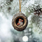 Red Cardinal - Animal Christmas Ornament CH134