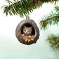 Orange Cat - Animal Christmas Ornament CH135