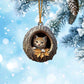 Orange Cat - Animal Christmas Ornament CH135