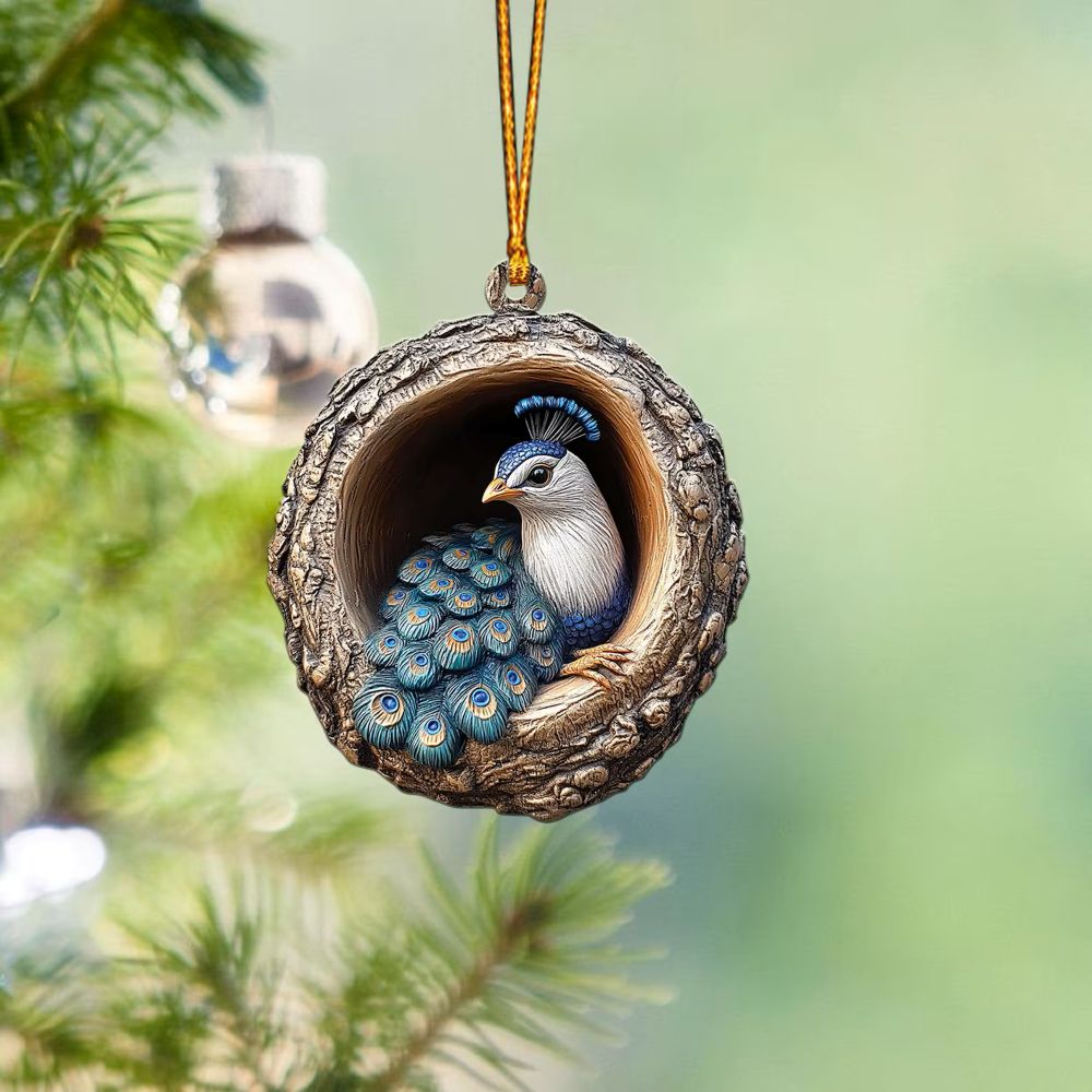 Peacock - Animal Christmas Ornament CH137