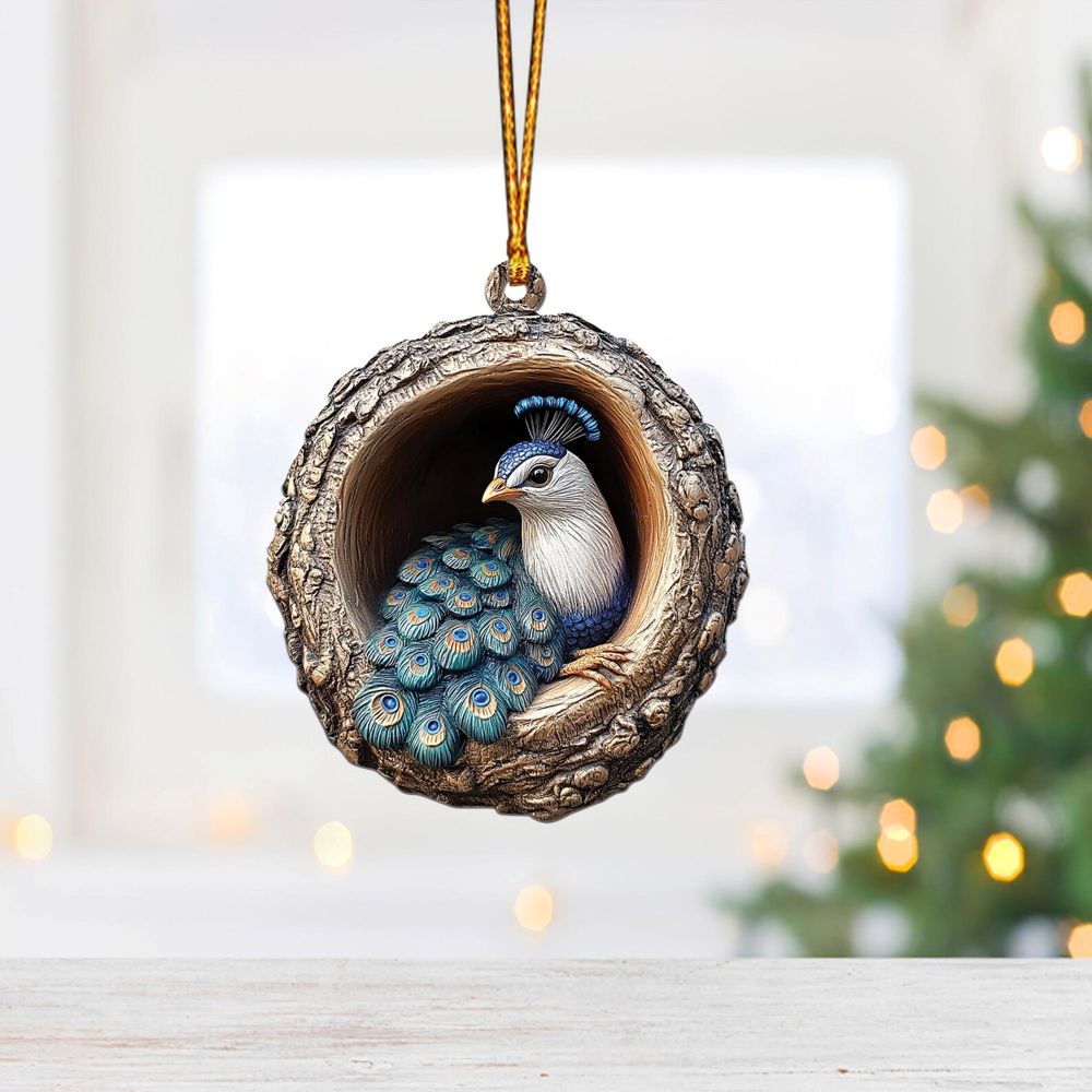 Peacock - Animal Christmas Ornament CH137