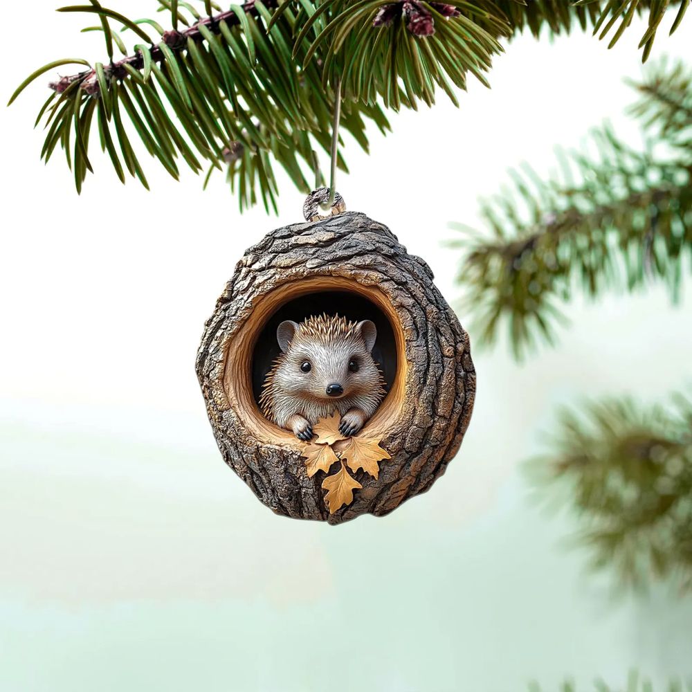Hedgehog - Animal Christmas Ornament CH139