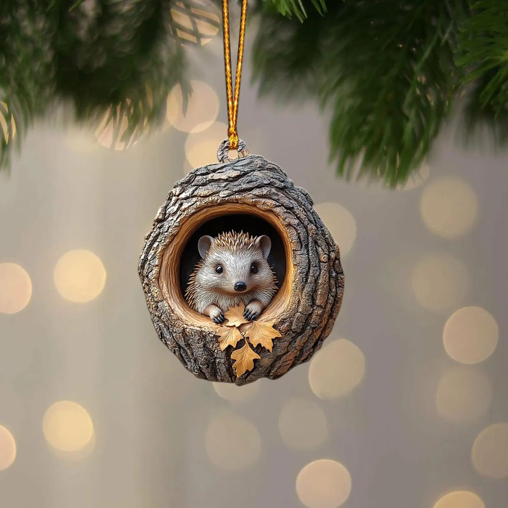 Hedgehog - Animal Christmas Ornament CH139