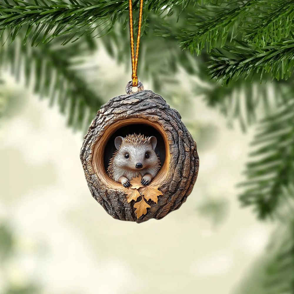Hedgehog - Animal Christmas Ornament CH139
