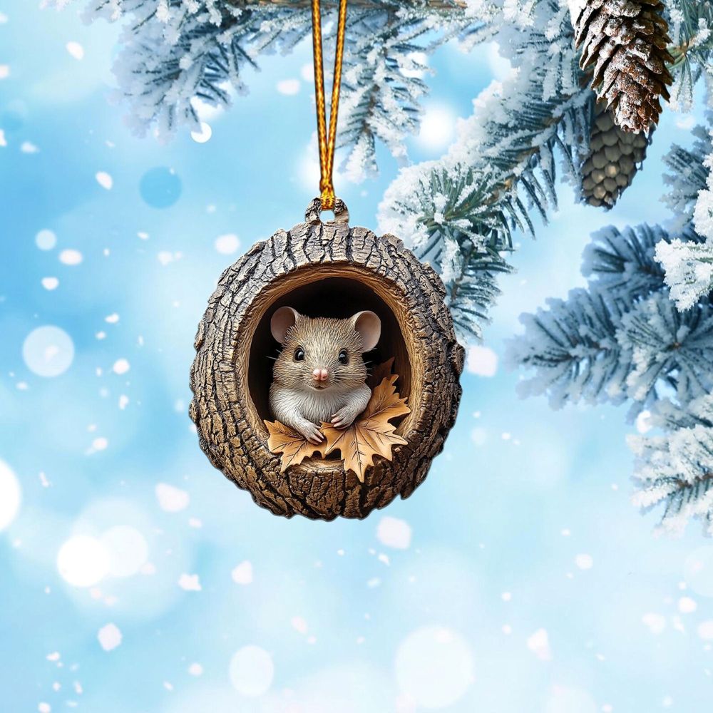 Mouse - Animal Christmas Ornament CH142