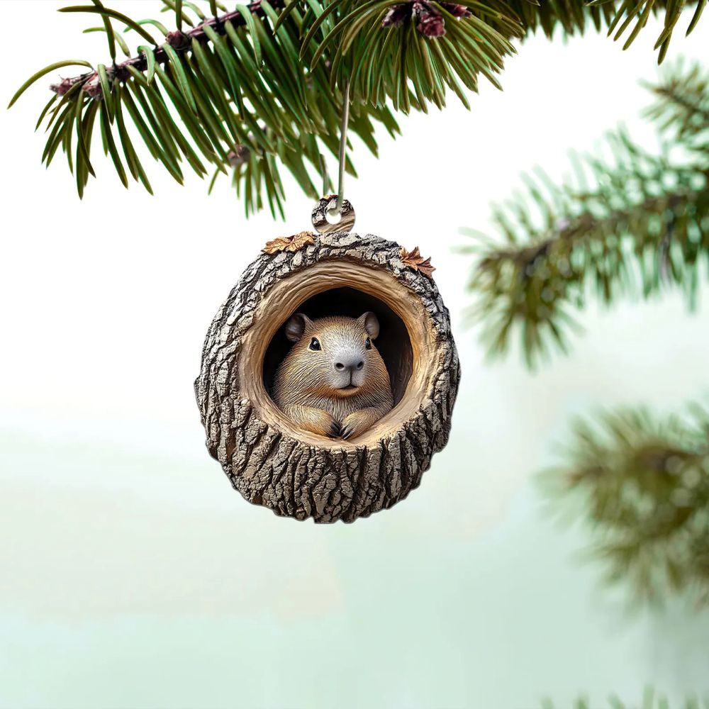 Capybara - Animal Christmas Ornament CH148