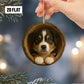 Bernese Mountain - Animal Christmas Ornament CH156