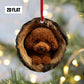 Poodle - Animal Christmas Ornament CH161