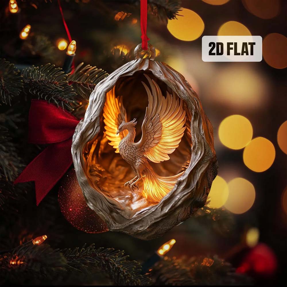 Phoenix - Animal Christmas Ornament CH225