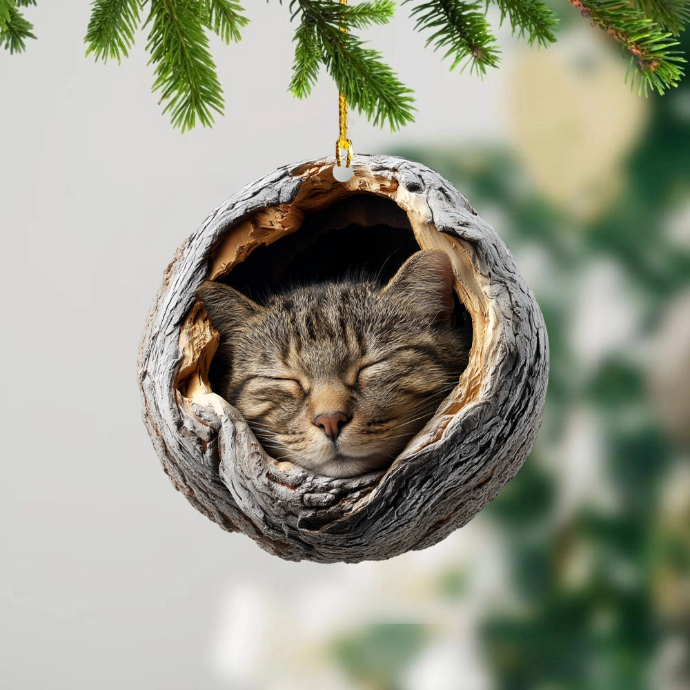 Shorthair Tabby Cat - Animal Christmas Ornament CH243