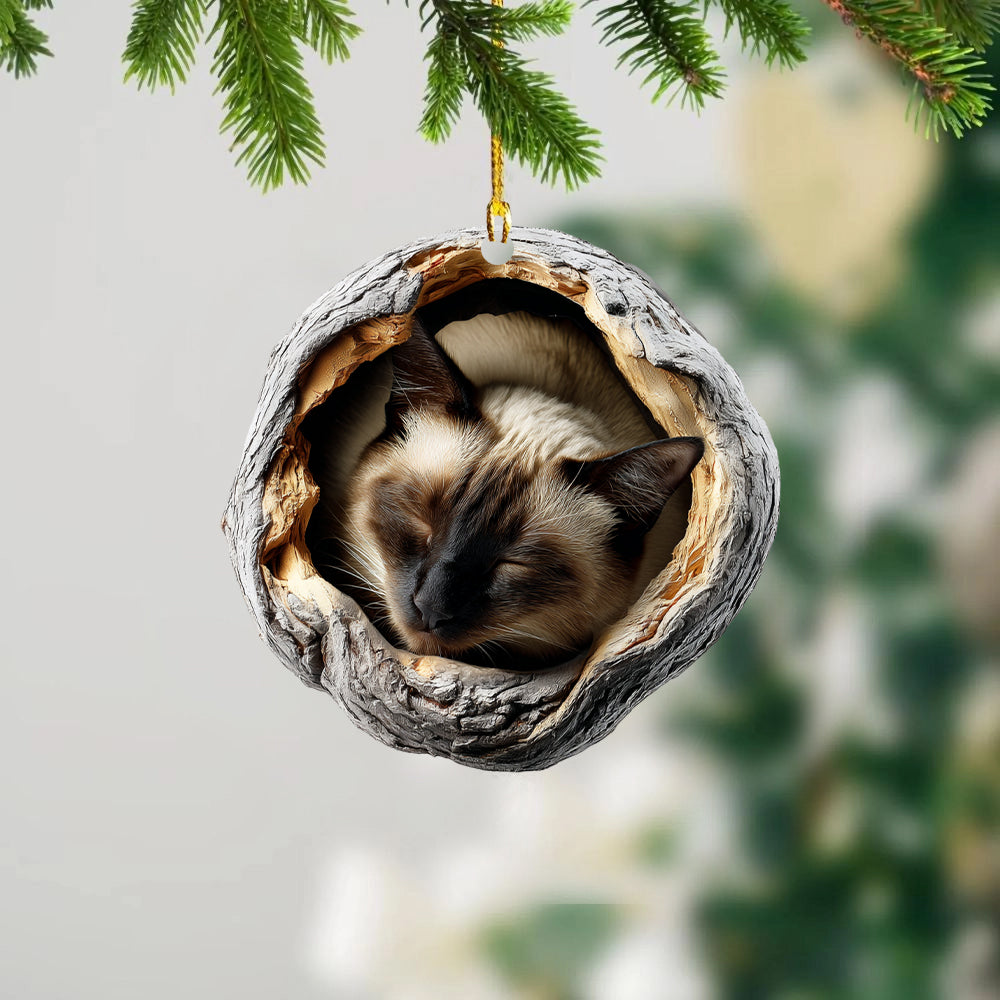 Siamese Cat - Animal Christmas Ornament CH260