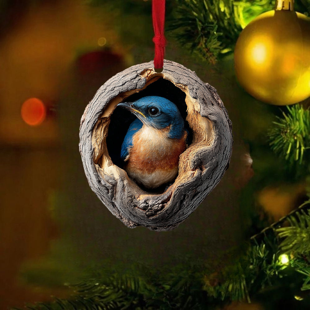Blue Bird - Animal Christmas Ornament CH274