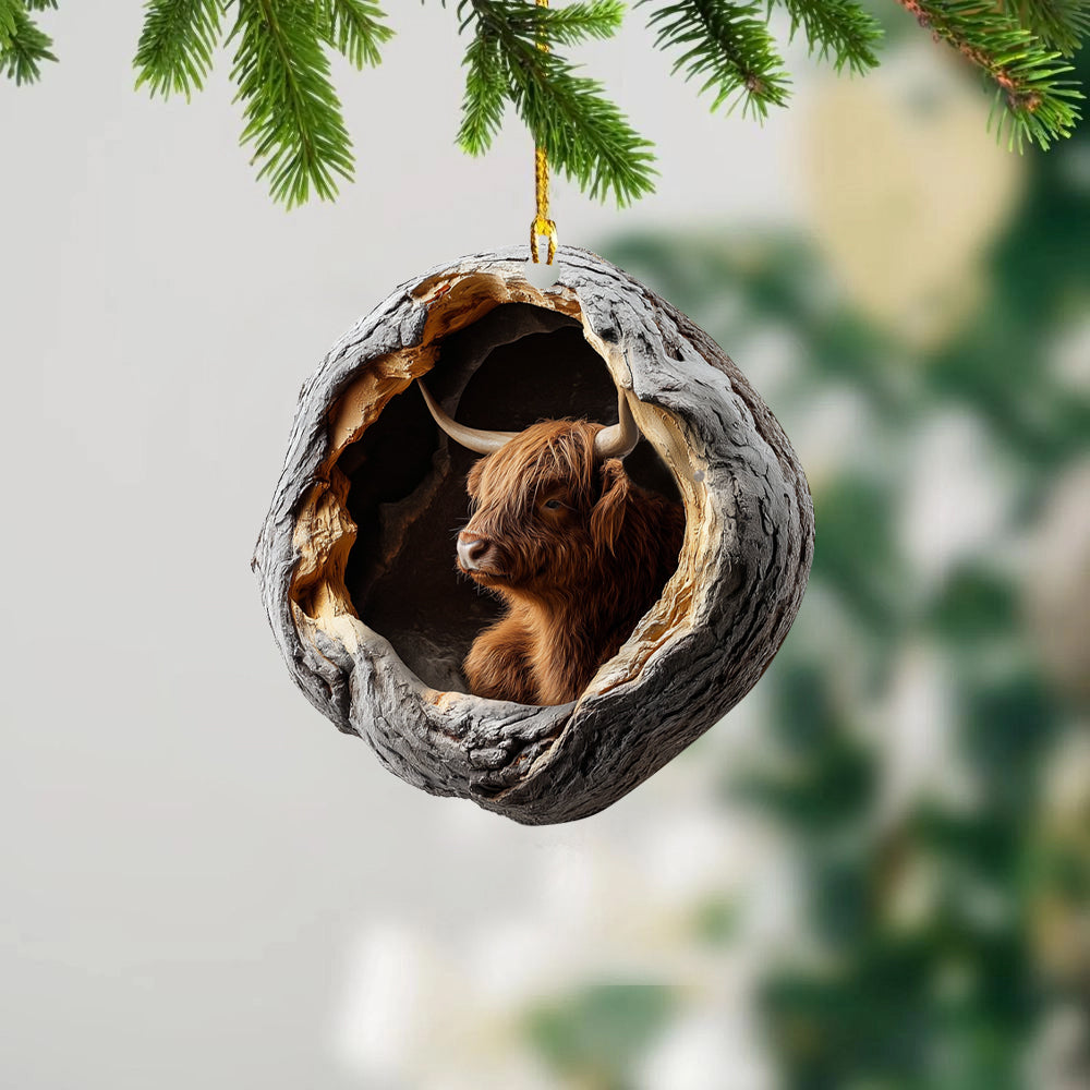 Highland Cattle - Animal Christmas Ornament CH294