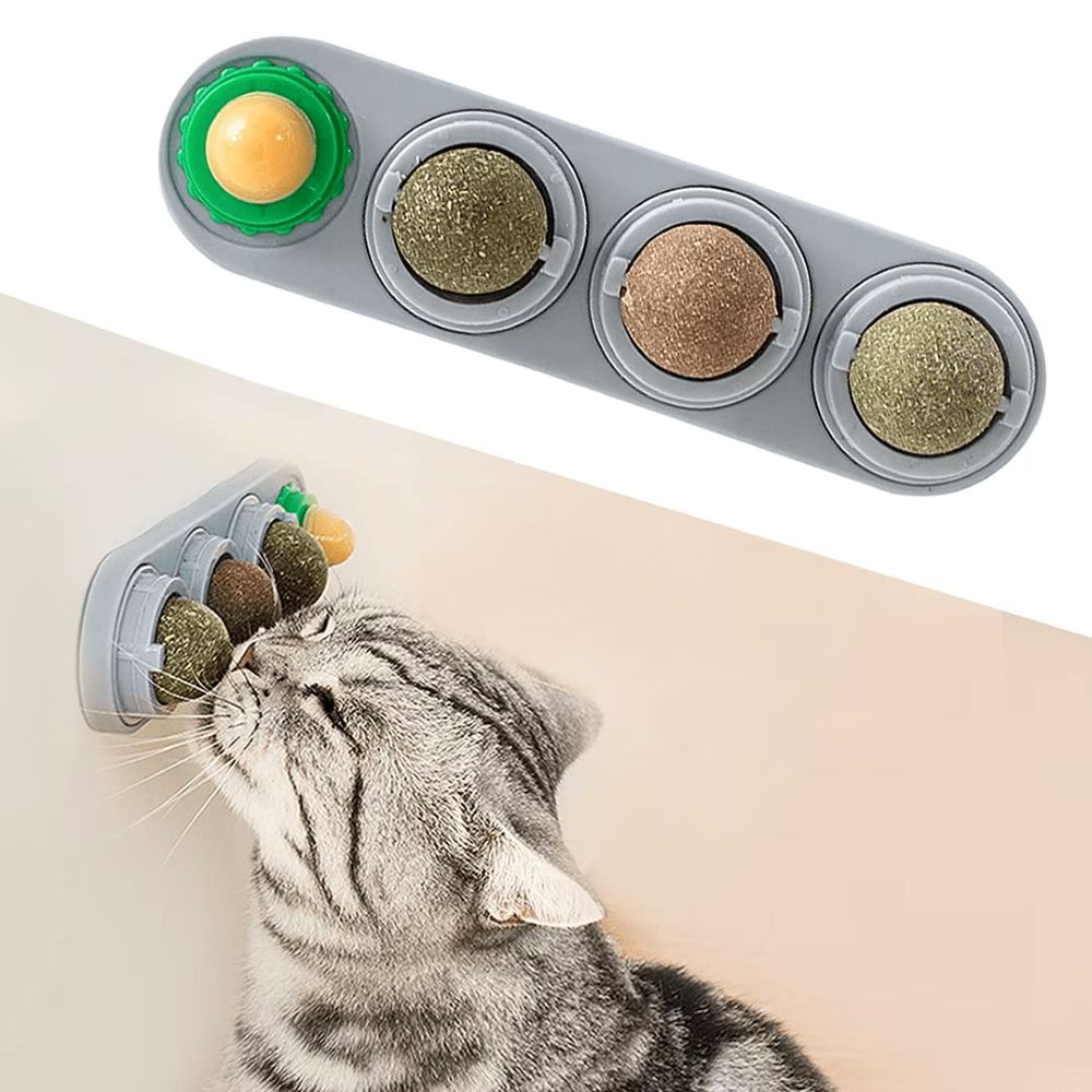 Catnip Toys Balls 4 Pcs