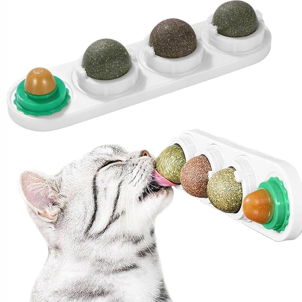 Catnip Toys Balls 4 Pcs