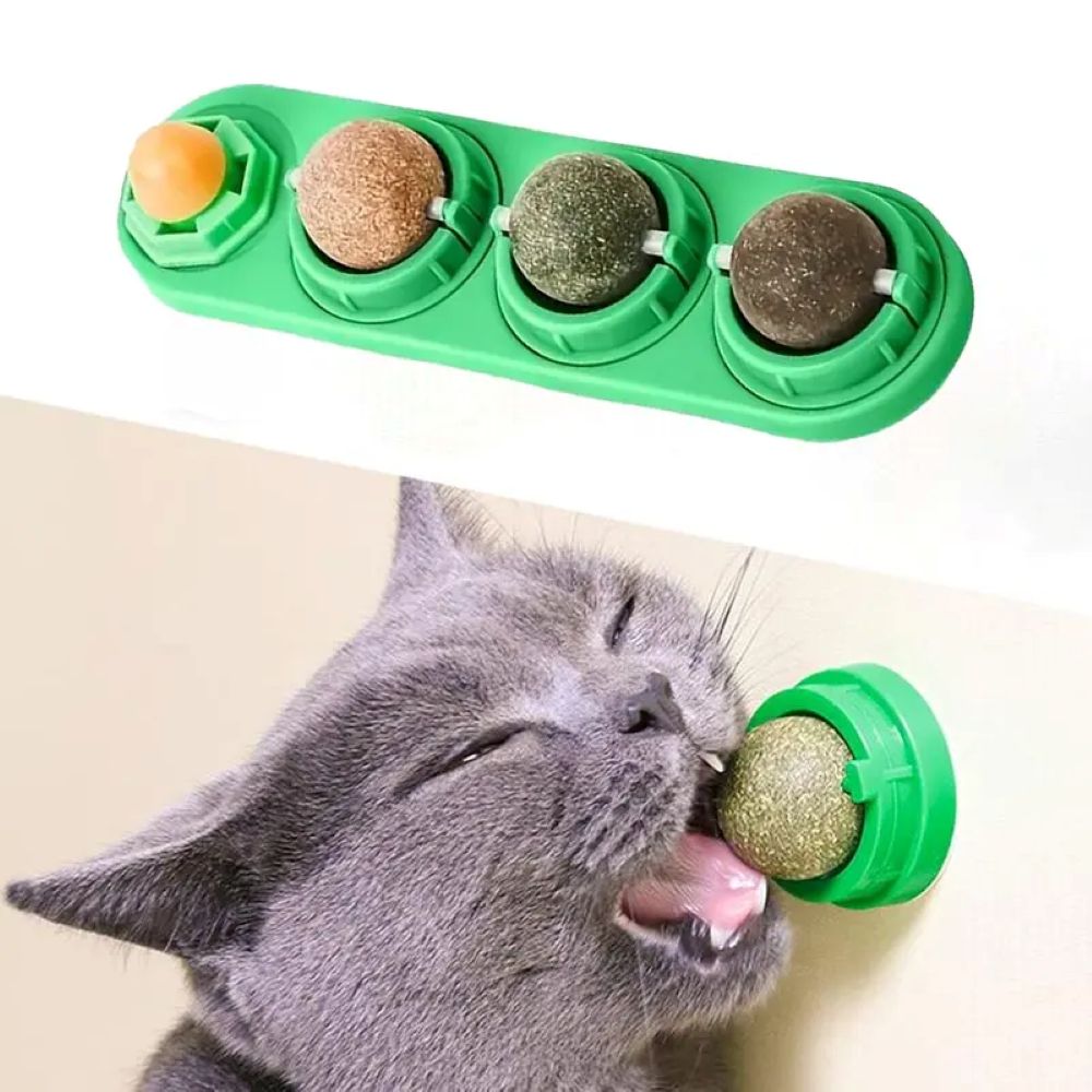 Catnip Toys Balls 4 Pcs
