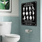 Whatever Just Wash Your Hands - Restroom Metal Sign - Home Decoration - Wall Art Decor - Funny Restroom Decor