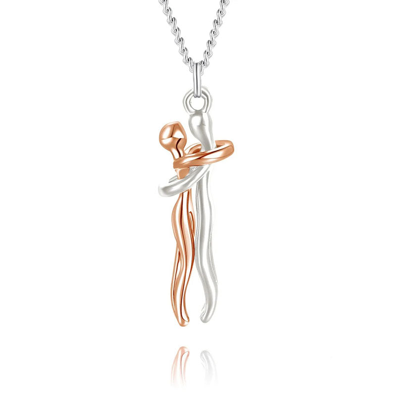 Couple Hug Necklace