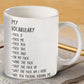 Funny Mug - Vocabulary - Personalized Coffee Mug