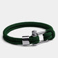 Braided Rope with Metallic Clasp Bracelet