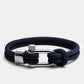 Braided Rope with Metallic Clasp Bracelet