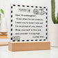 I Love You - D351 -  LED Acrylic Plaque