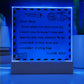 To My Mom - I Love You - D351 -  LED Acrylic Plaque