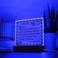 To My Mom - I Love You - D351 -  LED Acrylic Plaque
