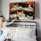 Cute Lazy Cats - D387 - Gallery Wrapped Canvas Prints