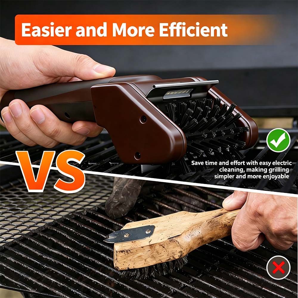 Cordless Electric BBQ Grill Brush