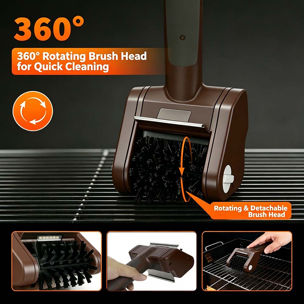 Cordless Electric BBQ Grill Brush