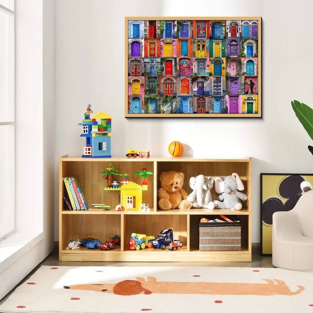 Door frame kaleidoscope puzzle 1000-Piece