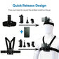 Action Camera Strap & Phone Clip Mounting Kit – Adjustable Backpack Clip Holder for GoPro & Smartphones