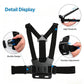 Action Camera Strap & Phone Clip Mounting Kit – Adjustable Backpack Clip Holder for GoPro & Smartphones