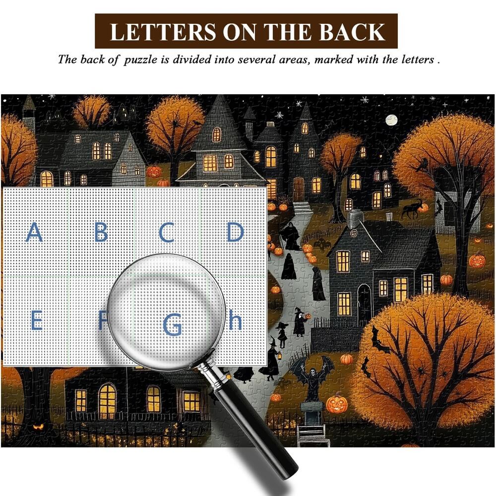 Hometown Halloween Jigsaw Puzzle 1000-Piece