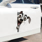 Italian Greyhound Dog - Peekaboo Dog Head Car Sticker - DS026