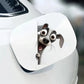 Italian Greyhound Dog - Peekaboo Dog Head Car Sticker - DS026
