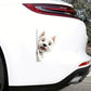 West Highland White Terrier Dog - Peekaboo Dog Head Car Sticker - DS028