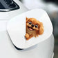 Pekingese Dog - Peekaboo Dog Head Car Sticker - DS035