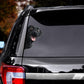 Black Labrador Dog - Peekaboo Dog Head Car Sticker - DS053