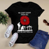 Red Poppy We OweThem All Shirt Best Gifts For Veteran