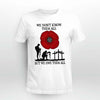 Red Poppy We OweThem All Shirt Best Gifts For Veteran